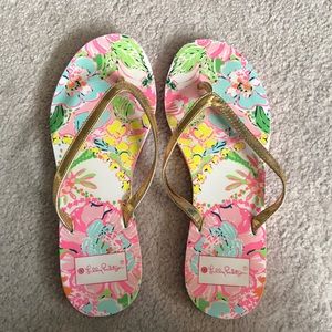 Lilly Pulitzer Flip Flops